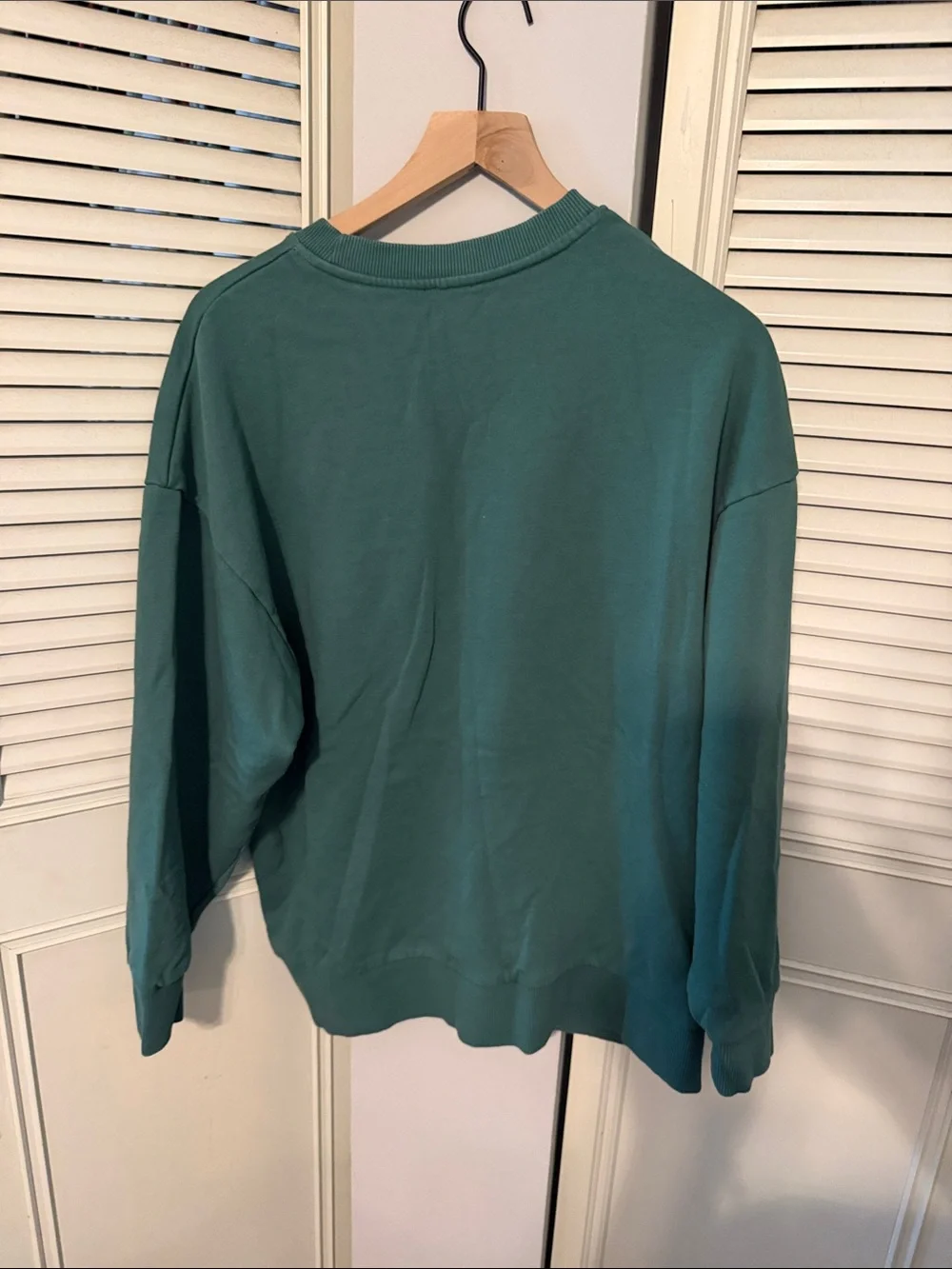 Favorite Daughter Dark Green Crewneck Sweatshirt Large - Picture 4 of 4